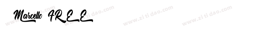 Marcello FREE字体转换
